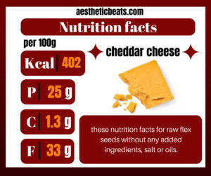 Cheddar Cheese Nutrition Facts Aestheticbeats