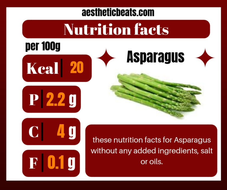Asparagus-nutrition facts - aestheticbeats