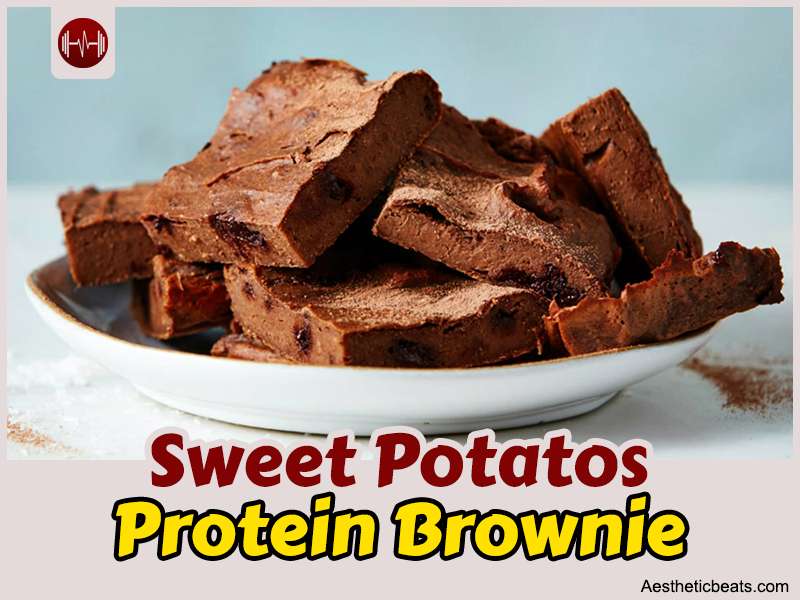 Sweet Potato Protein Brownie - Aestheticbeats