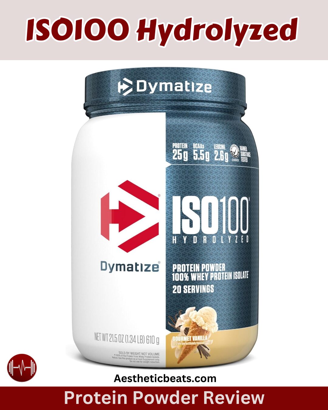 Dymatize ISO100 Hydrolyzed Protein Powder