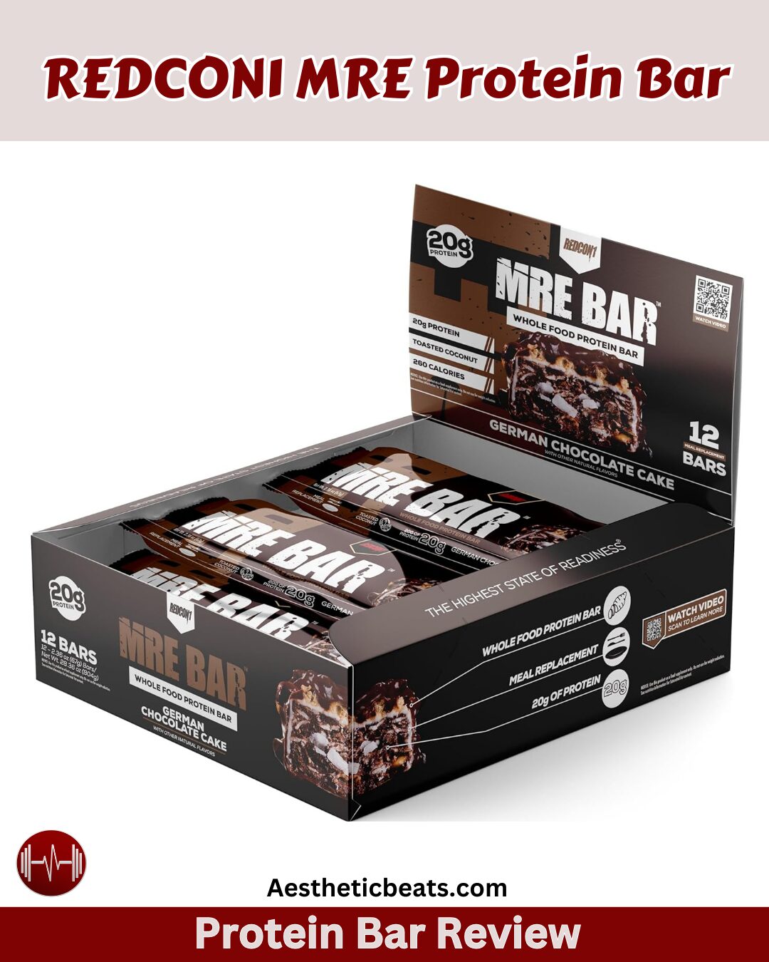 REDCON1 MRE Protein Bar