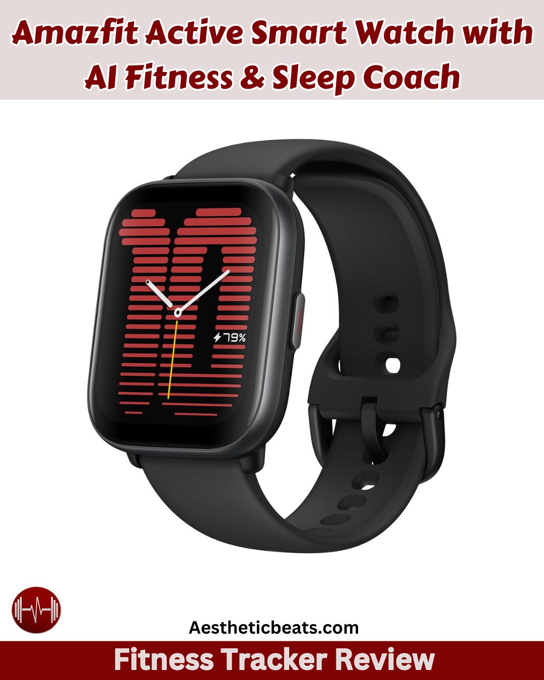 Amazfit Active Smart Watch with AI Fitness & Sleep Coach