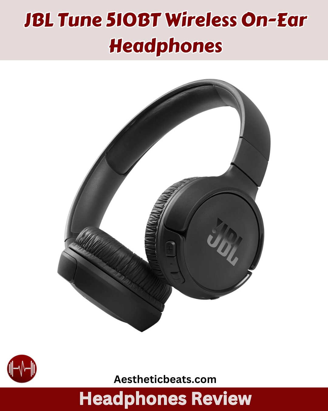 JBL Tune 510BT Wireless On-Ear Headphones