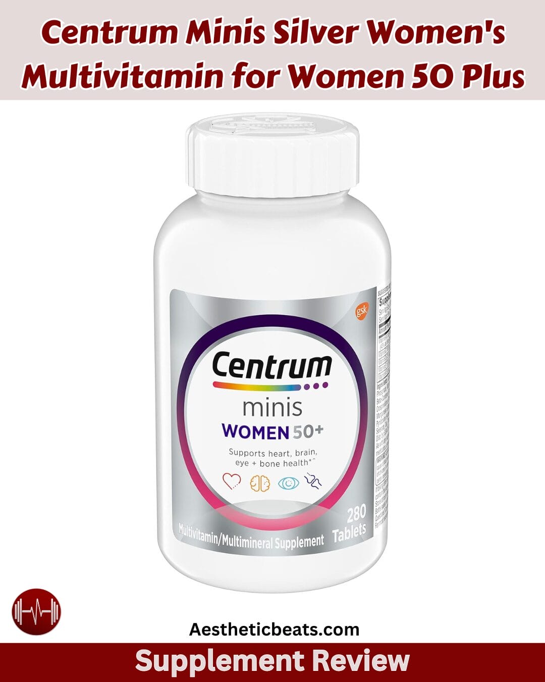 Centrum Minis Silver Women’s Multivitamin for Women 50 Plus