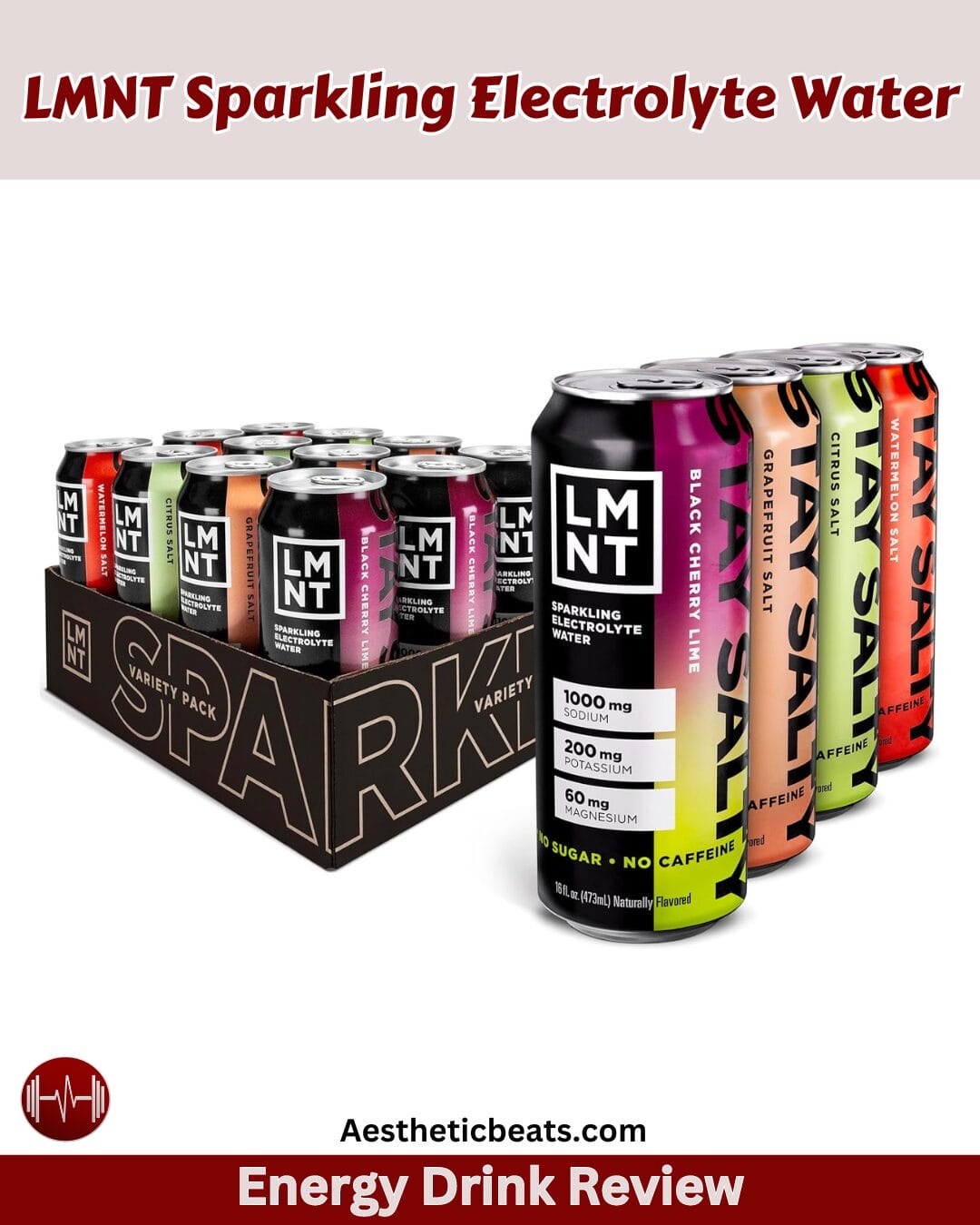 LMNT Sparkling Electrolyte Water