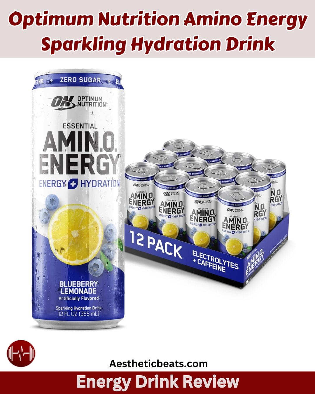 Optimum Nutrition Amino Energy Sparkling Hydration Drink