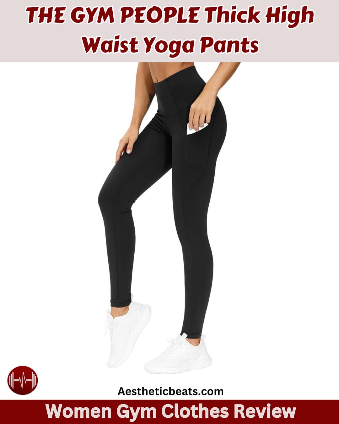 THE GYM PEOPLE Thick High Waist Yoga Pants