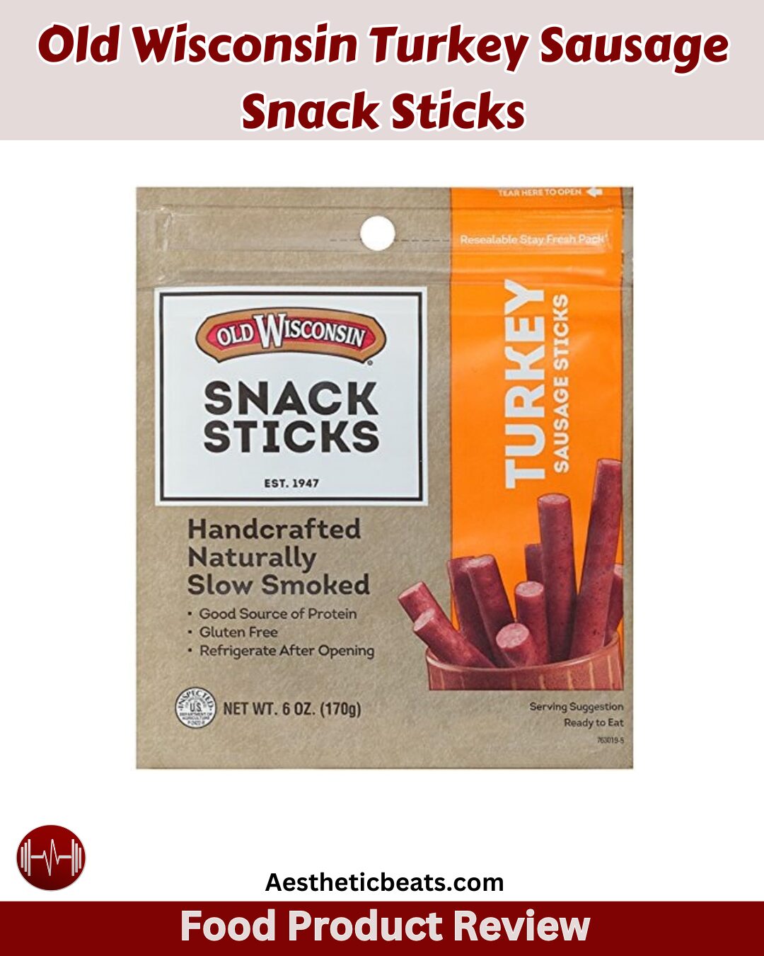 Old Wisconsin Turkey Sausage Snack Sticks