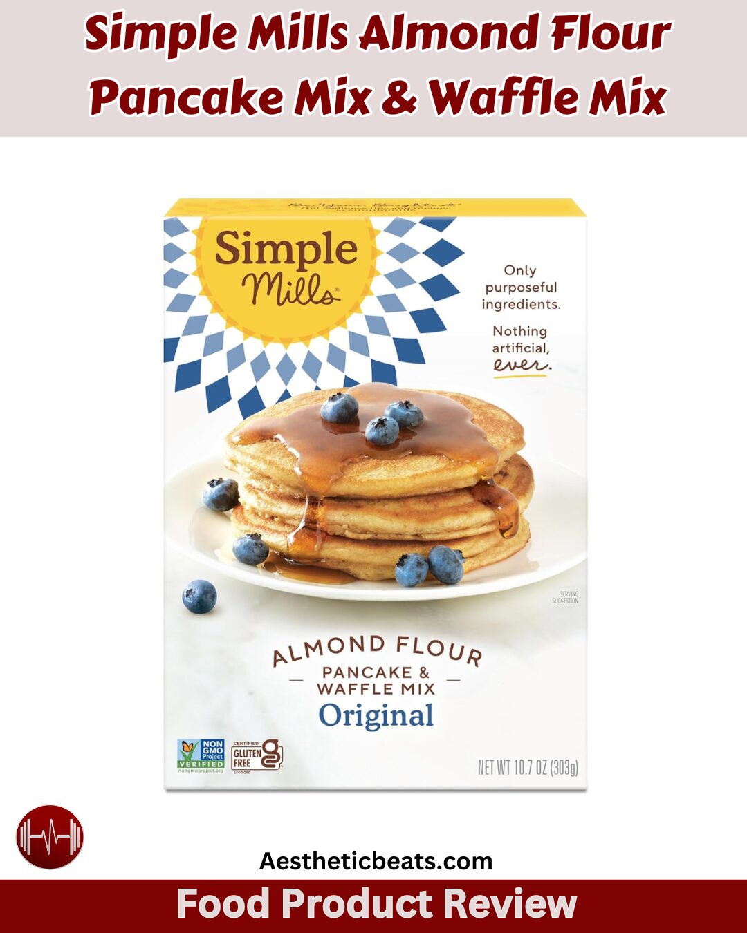 Simple Mills Almond Flour Pancake Mix & Waffle Mix