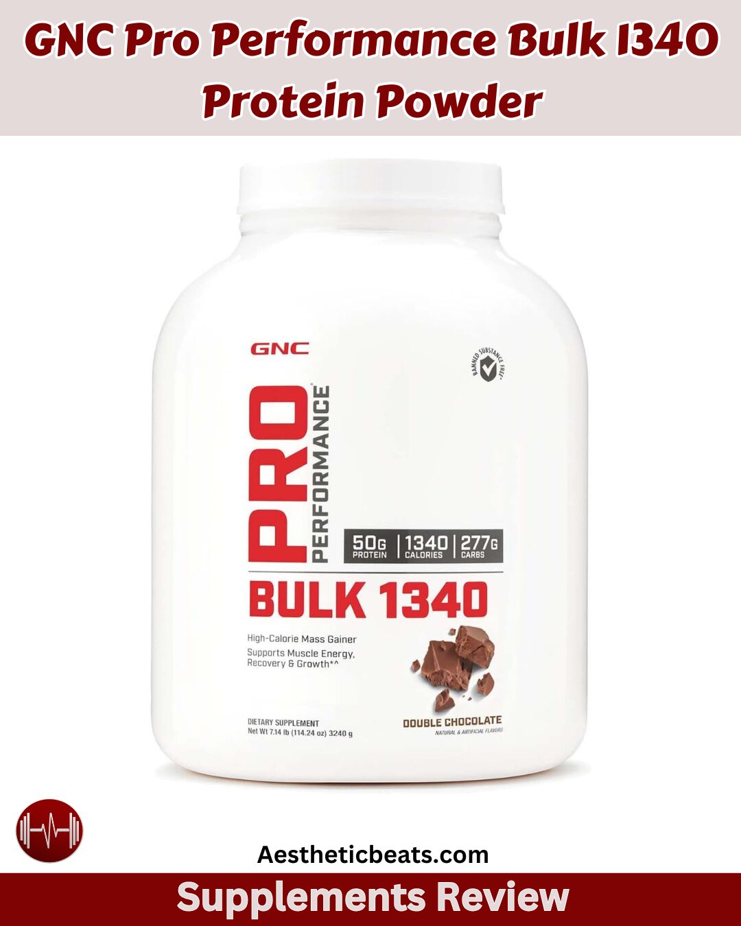 GNC Pro Performance Bulk 1340 Protein Powder