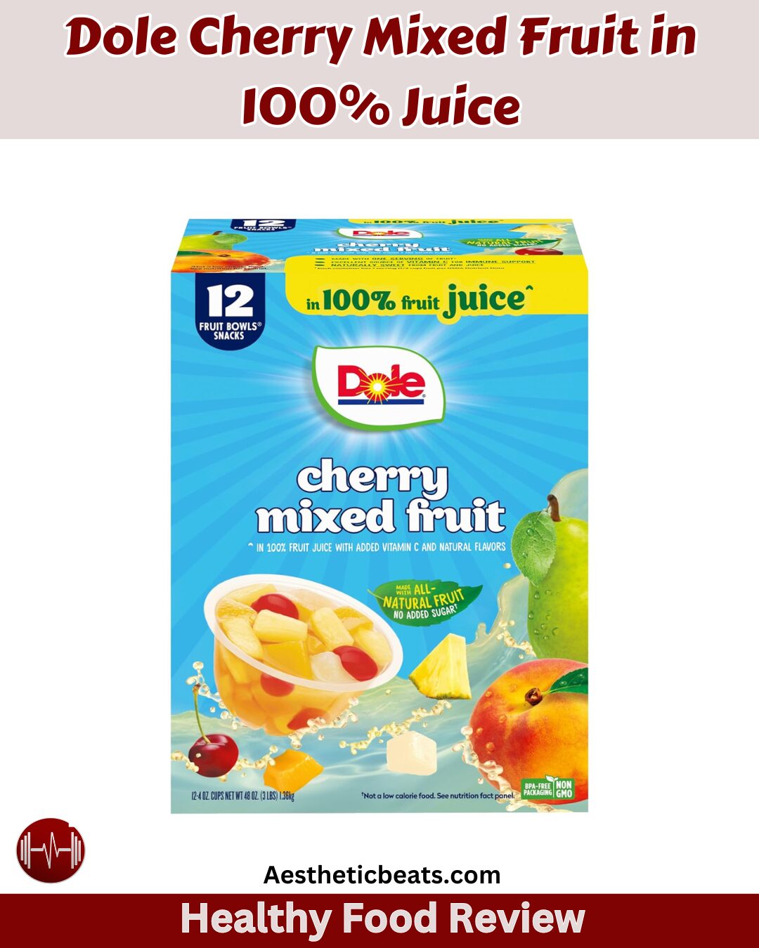 Dole Cherry Mixed Fruit in 100% Juice