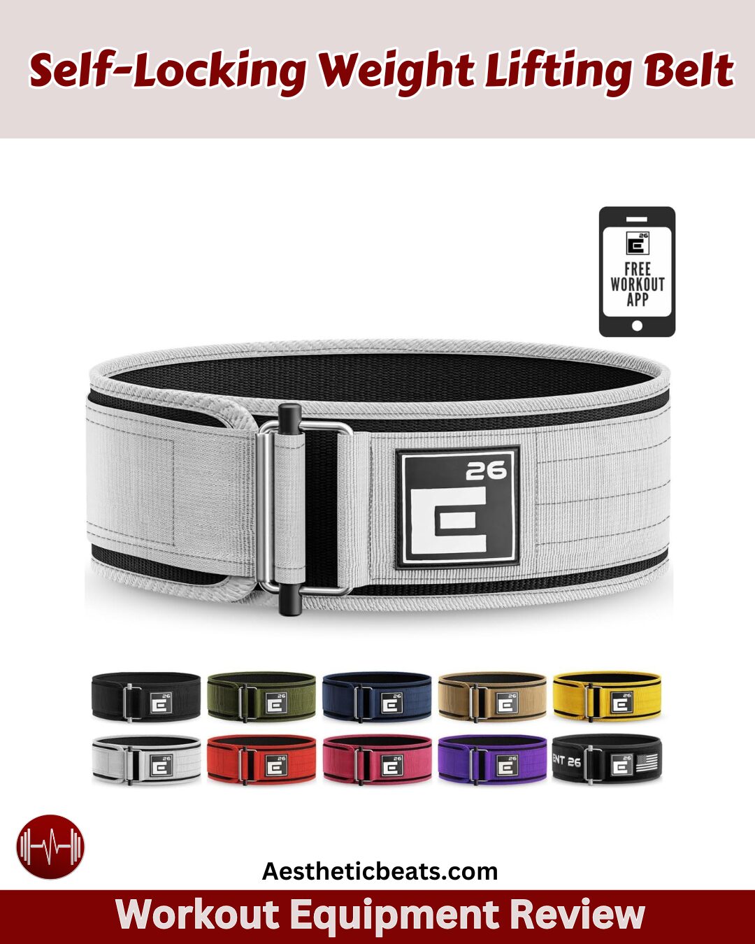 Self-Locking Weight Lifting Belt