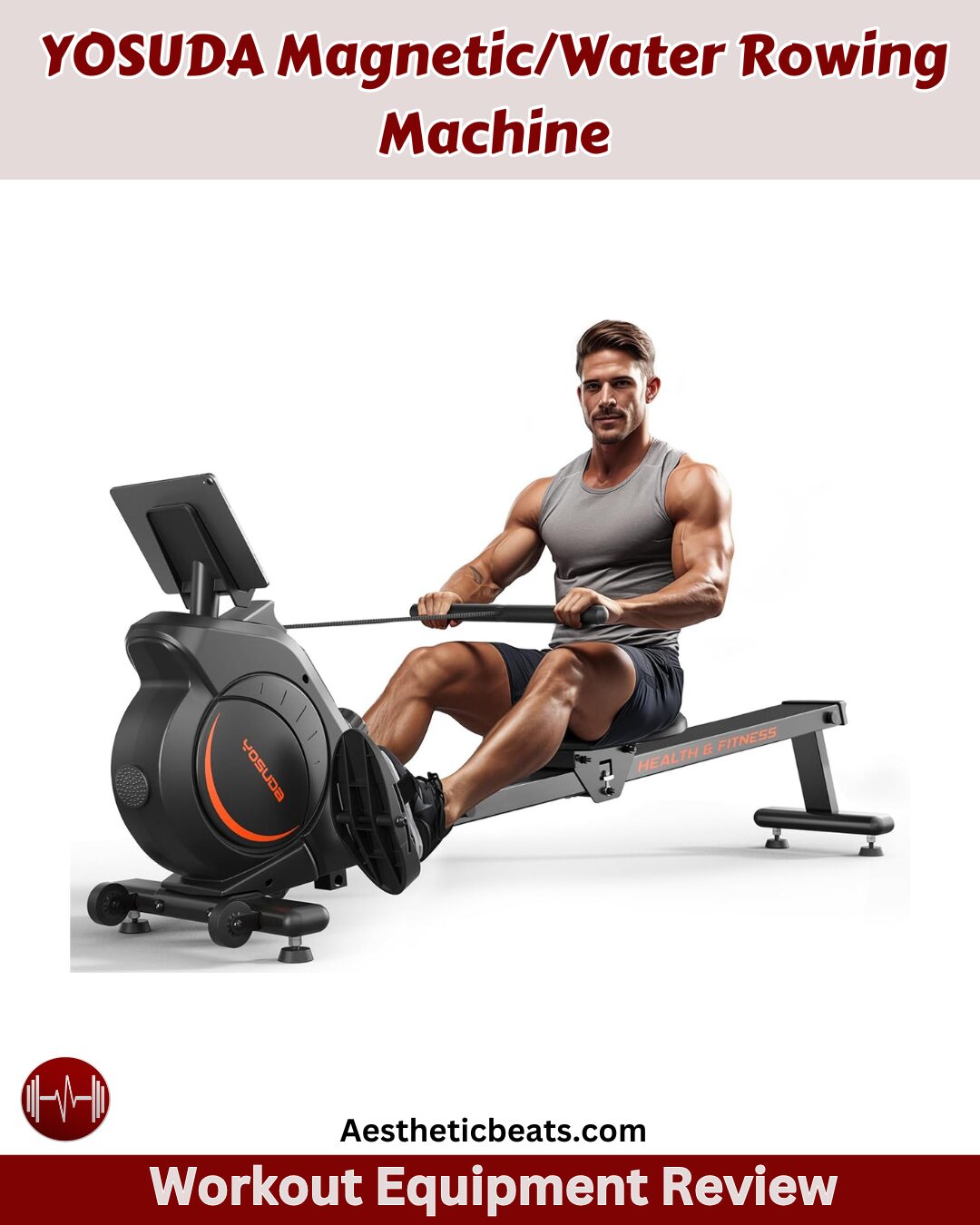 YOSUDA Magnetic/Water Rowing Machine