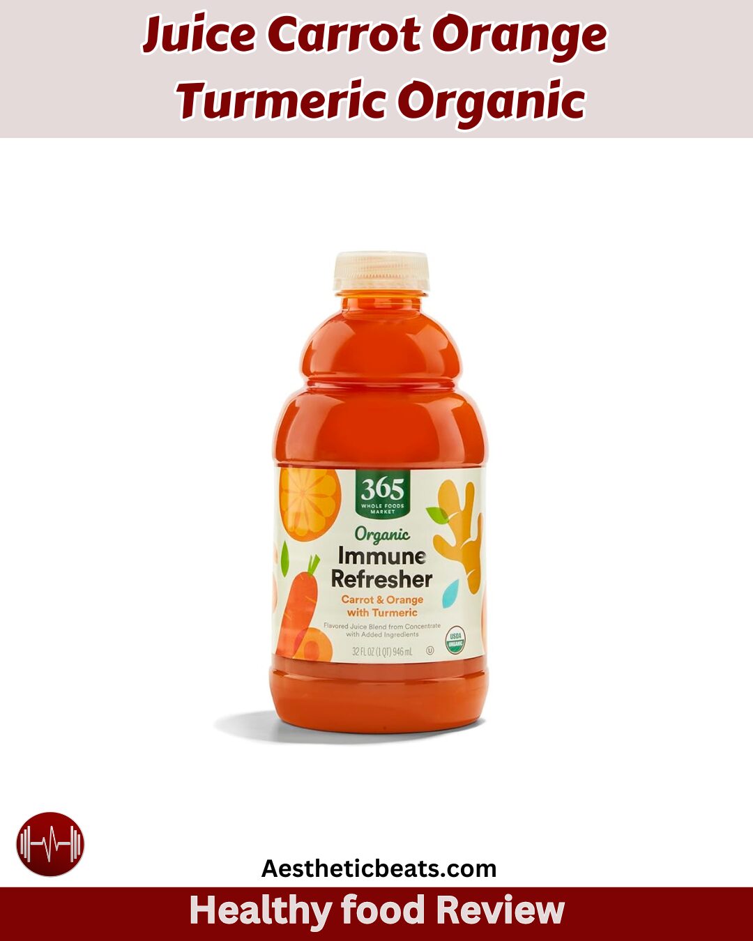 Juice Carrot Orange Turmeric Organic