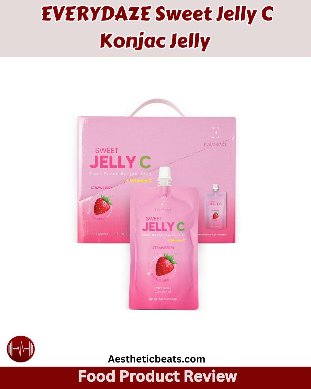 EVERYDAZE Sweet Jelly C Konjac Jelly Review