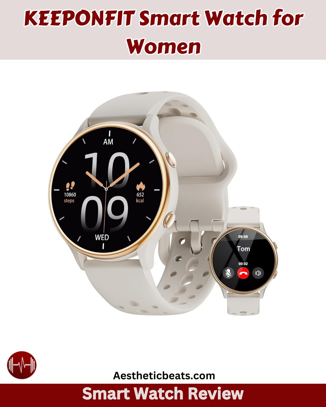 KEEPONFIT Smart Watch for Women Review