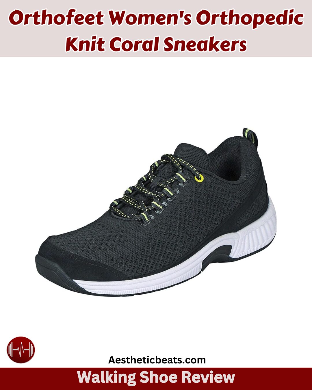 Orthofeet Women's Orthopedic Knit Coral Sneakers Review