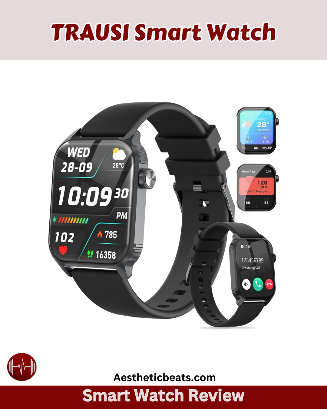 TRAUSI Smart Watch Review
