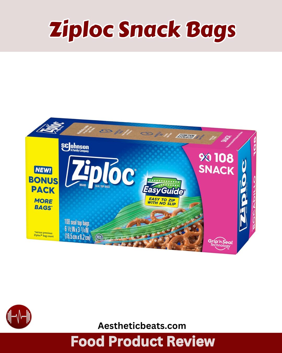 Ziploc Snack Bags Review