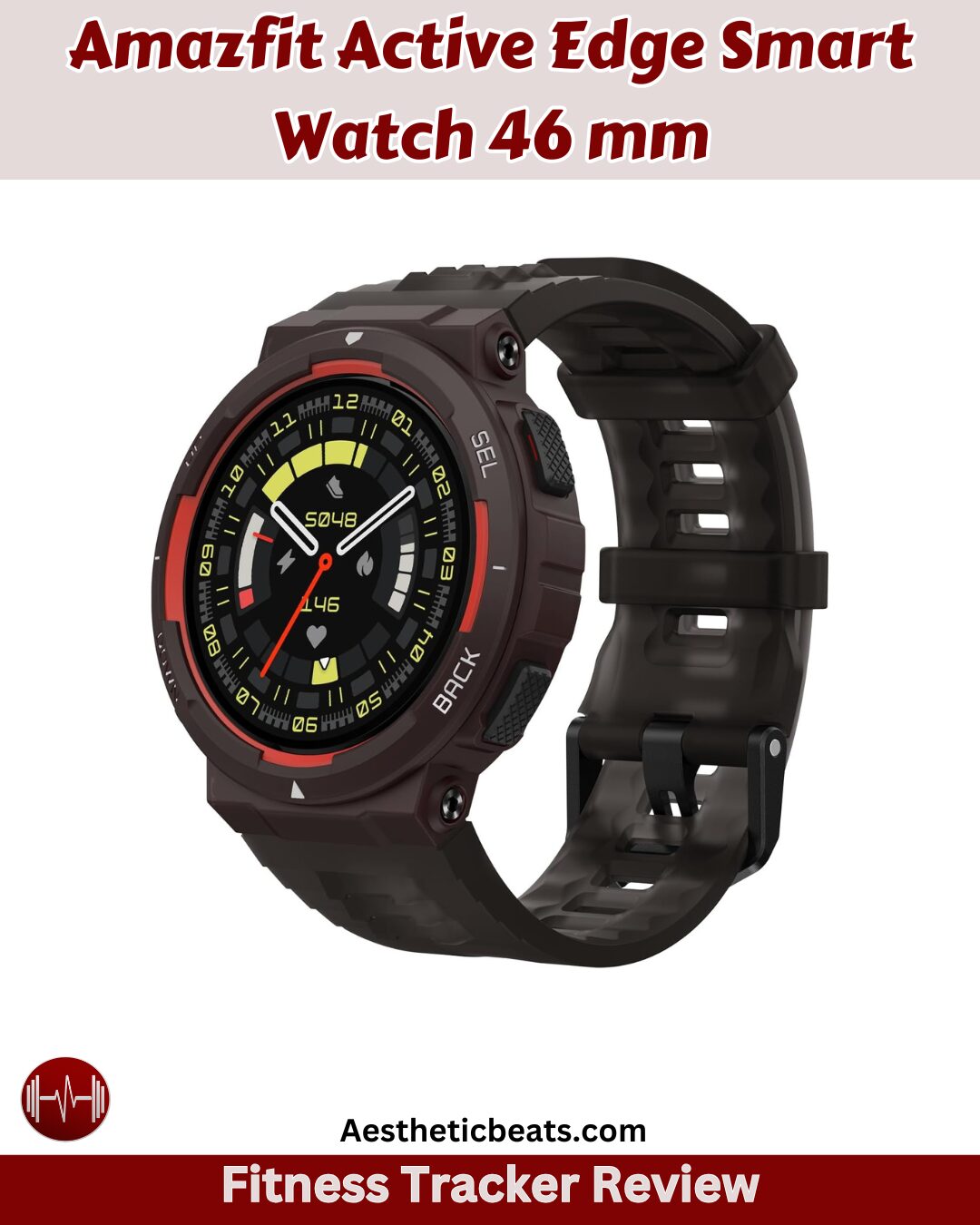 Amazfit Active Edge Smart Watch 46 mm